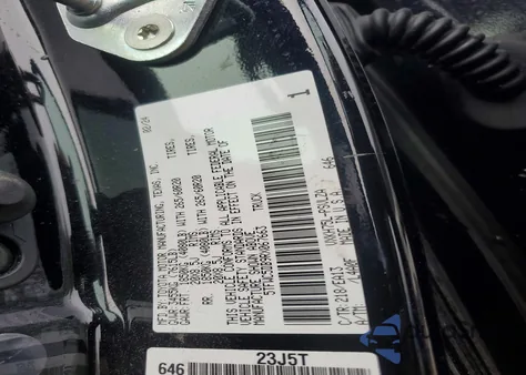 2024 Toyota Tundra Limited Hv из США, поврежденный, VIN 5TFWC5DB9RX067663